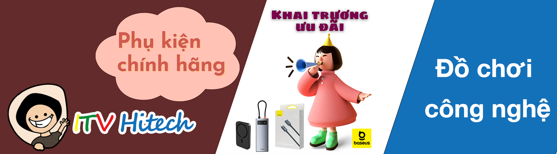 Khuyến mãi phụ kiện điện thoại chính hãng tại ITV Hitech