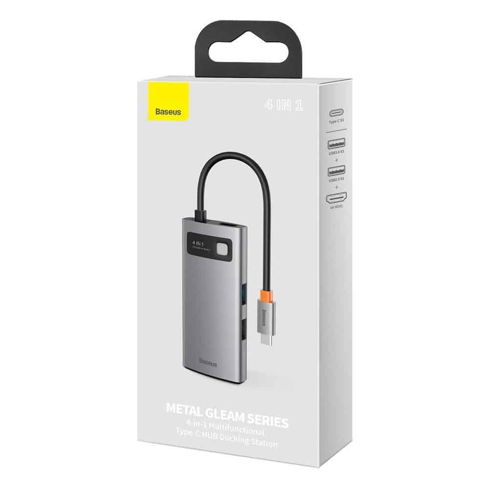 Bộ chuyển cổng type-C đa năng 4 in 1 Baseus CAHUB-CY0G